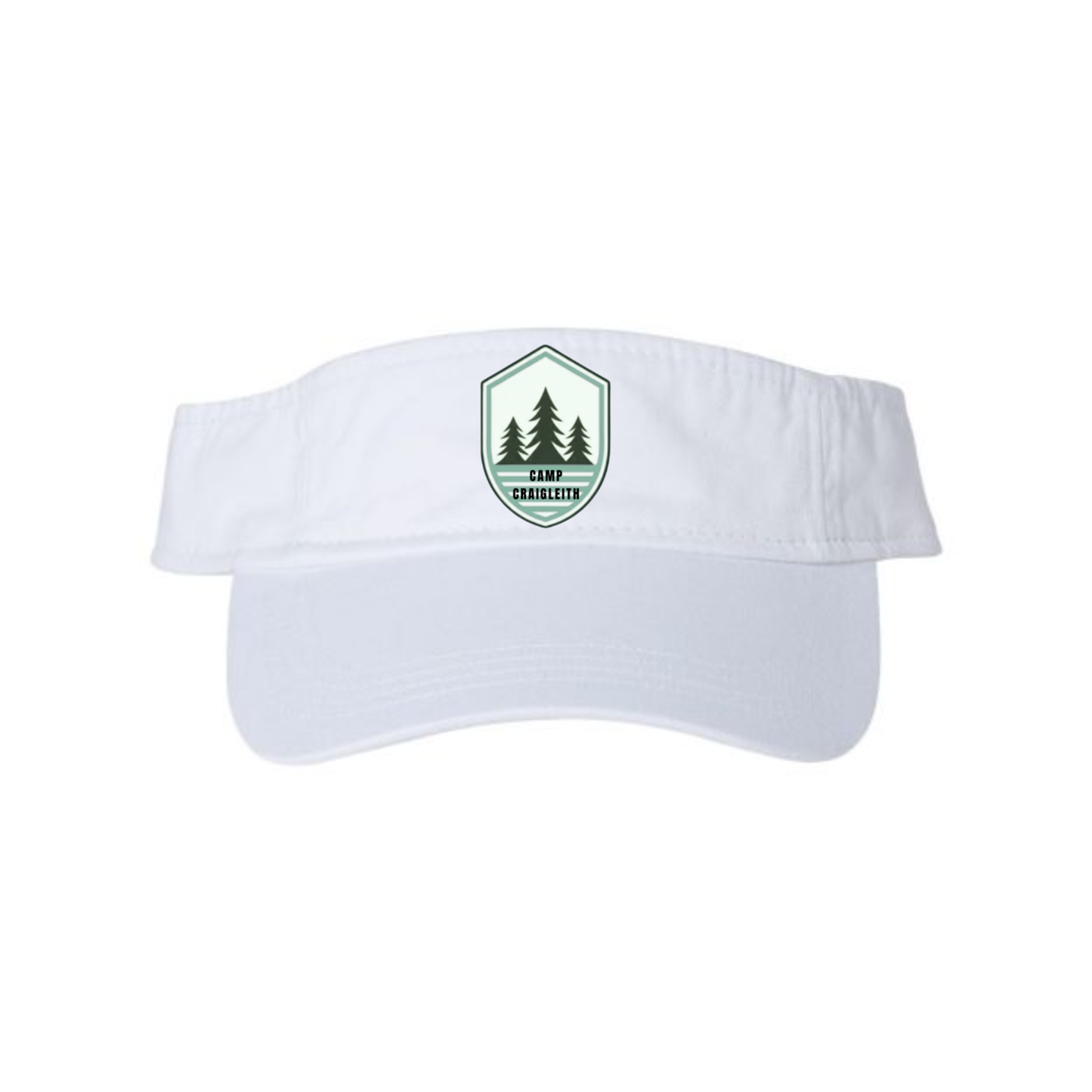 Camp Craigleith Visor - White / Crest