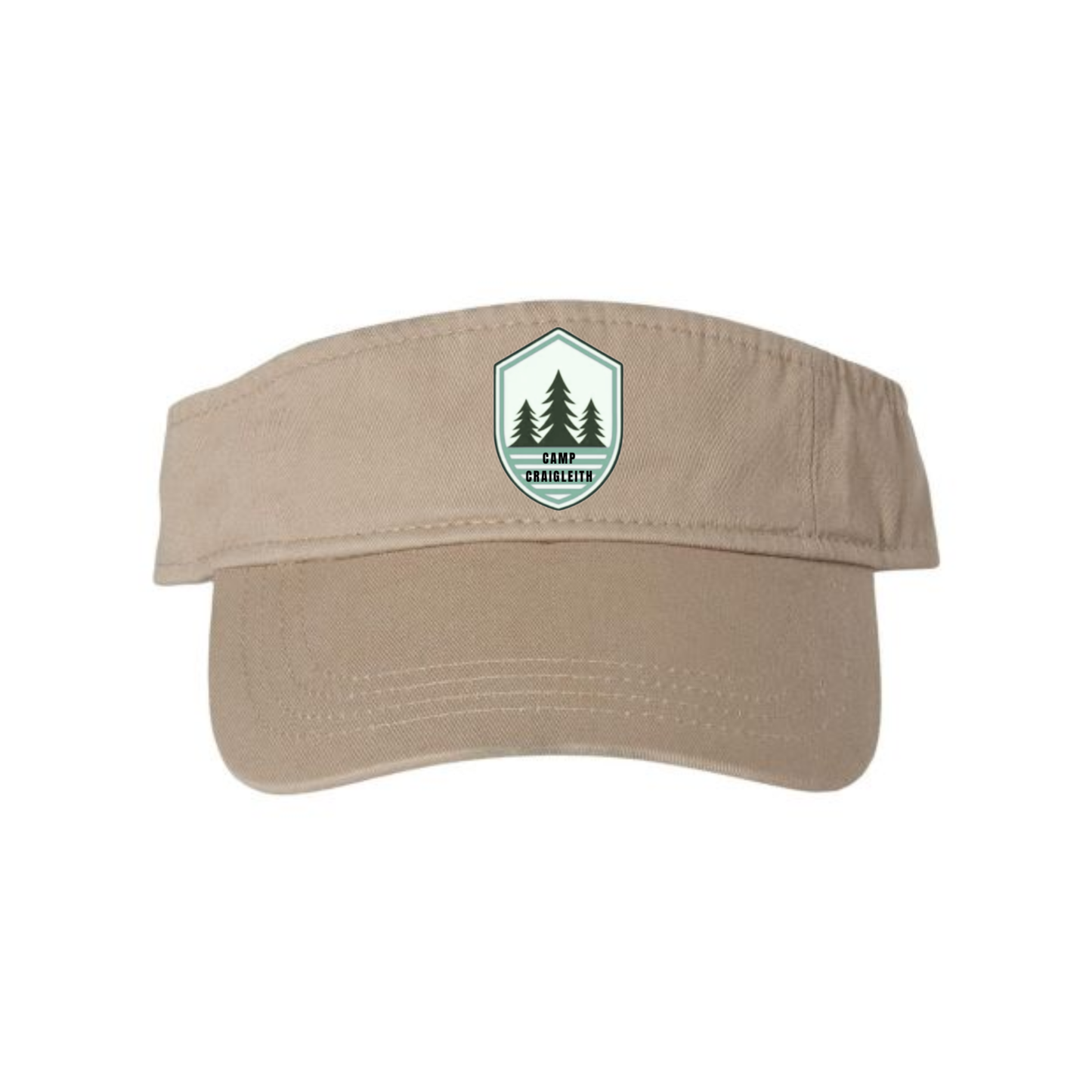 Camp Craigleith Visor - Khaki / Crest