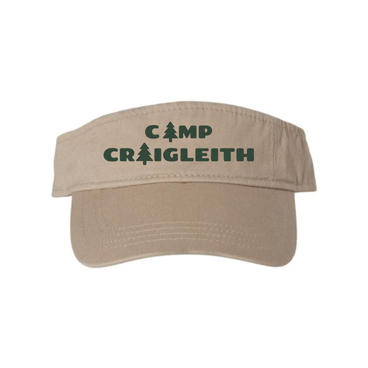 Camp Craigleith Visor - Khaki / Forest Green