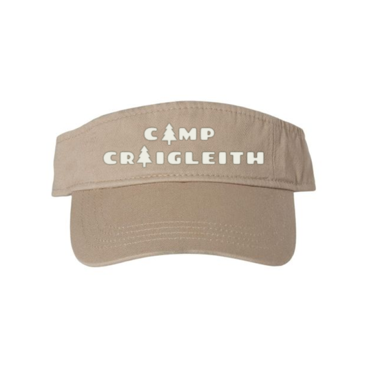 Camp Craigleith Visor - Khaki / White