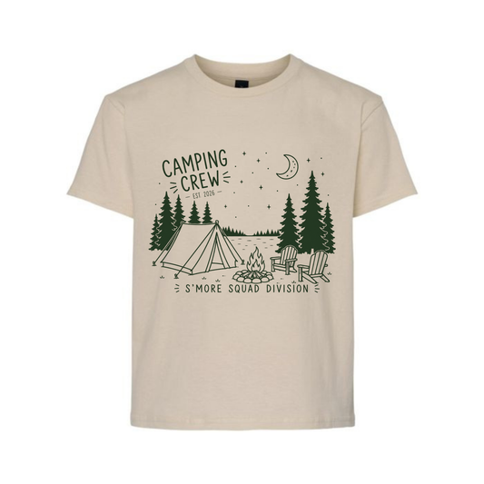 Camping Crew Tee - Sand