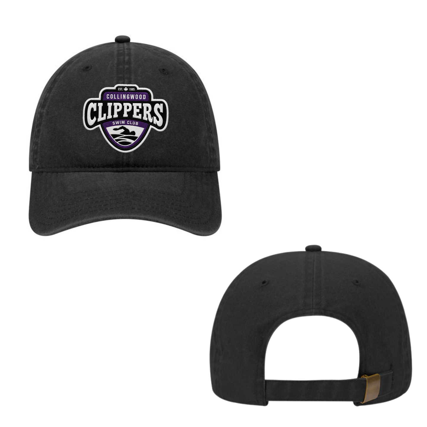 Collingwood Clippers Black Dad Hat