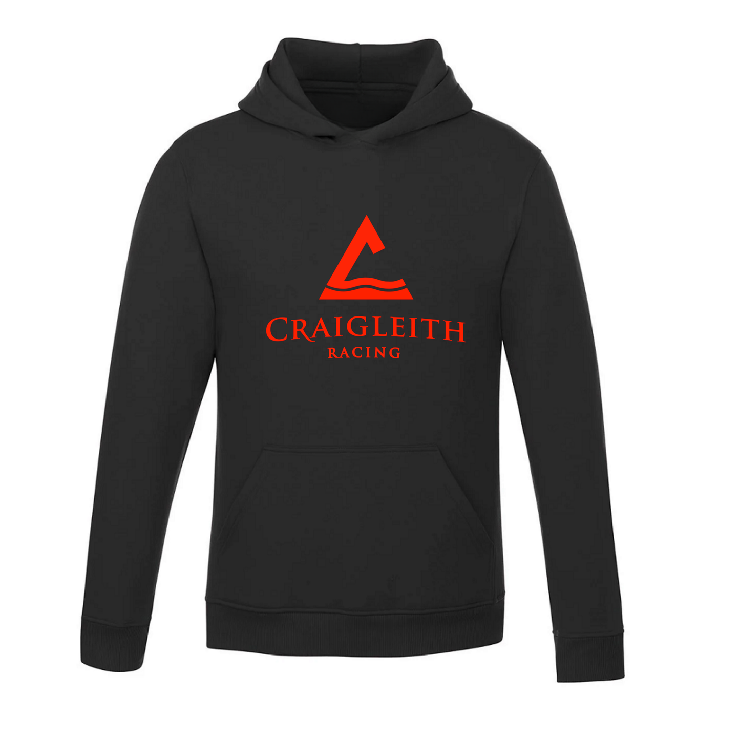 Craigleith Hooded Sweatshirt - Black / Red