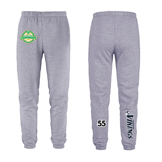 Vaughan Vikings OBA Provincial Championships Sweatpants - Grey