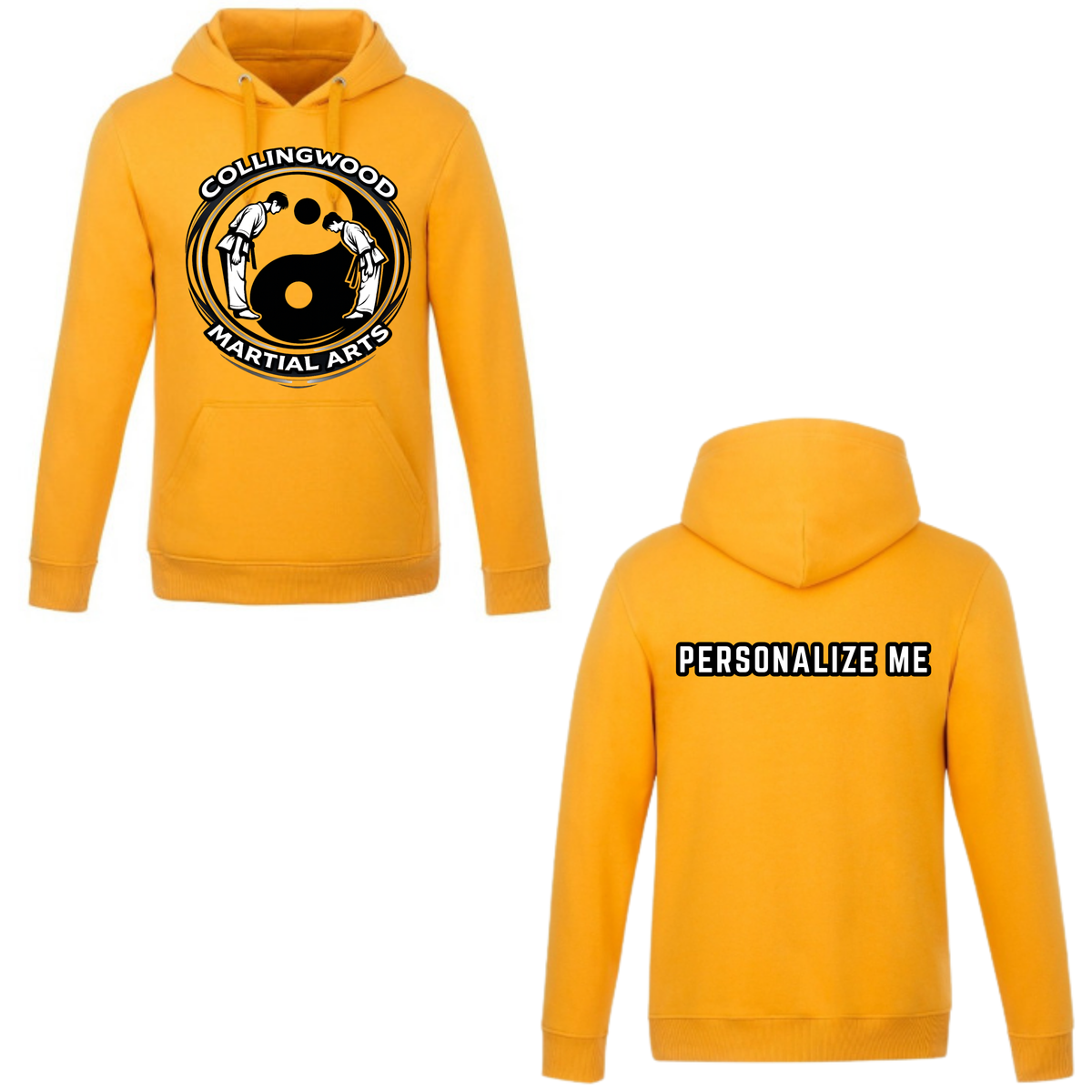 CMAC Hooded Sweatshirt - Oversize Logo /  Personalized - Gold