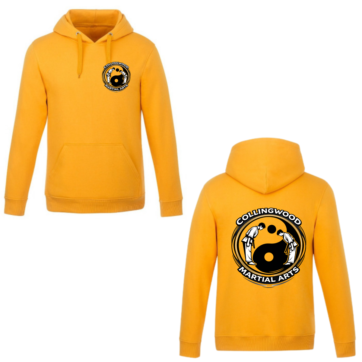 CMAC Hooded Sweatshirt - Dual Logo /  Non-Personalized - Gold