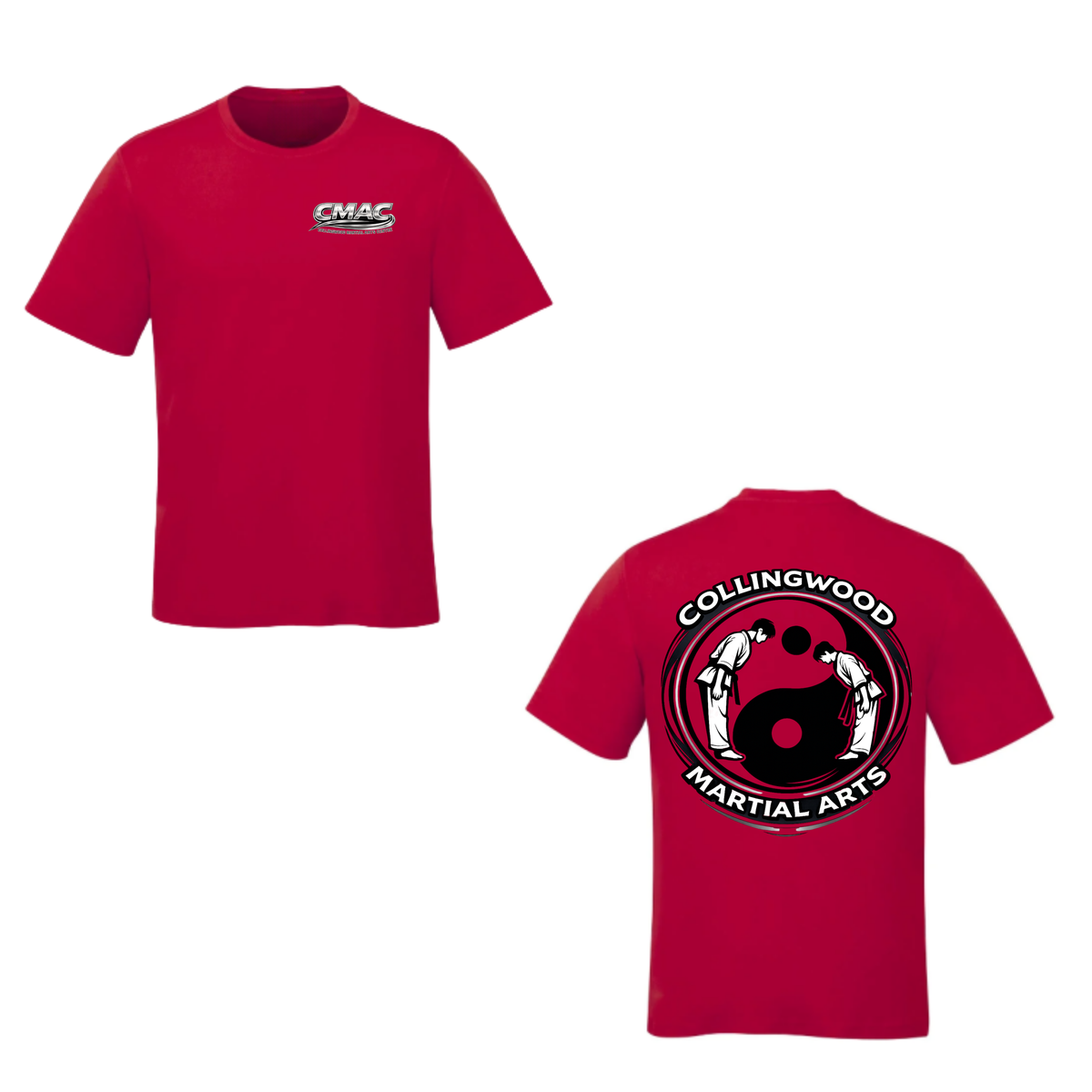 CMAC Short Sleeve Shirt - Mini Dual Logo / Red