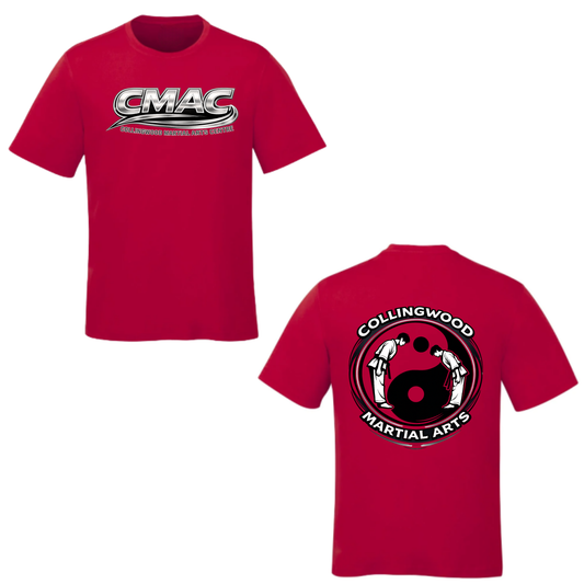 CMAC Short Sleeve Shirt - Dual Logo / Red