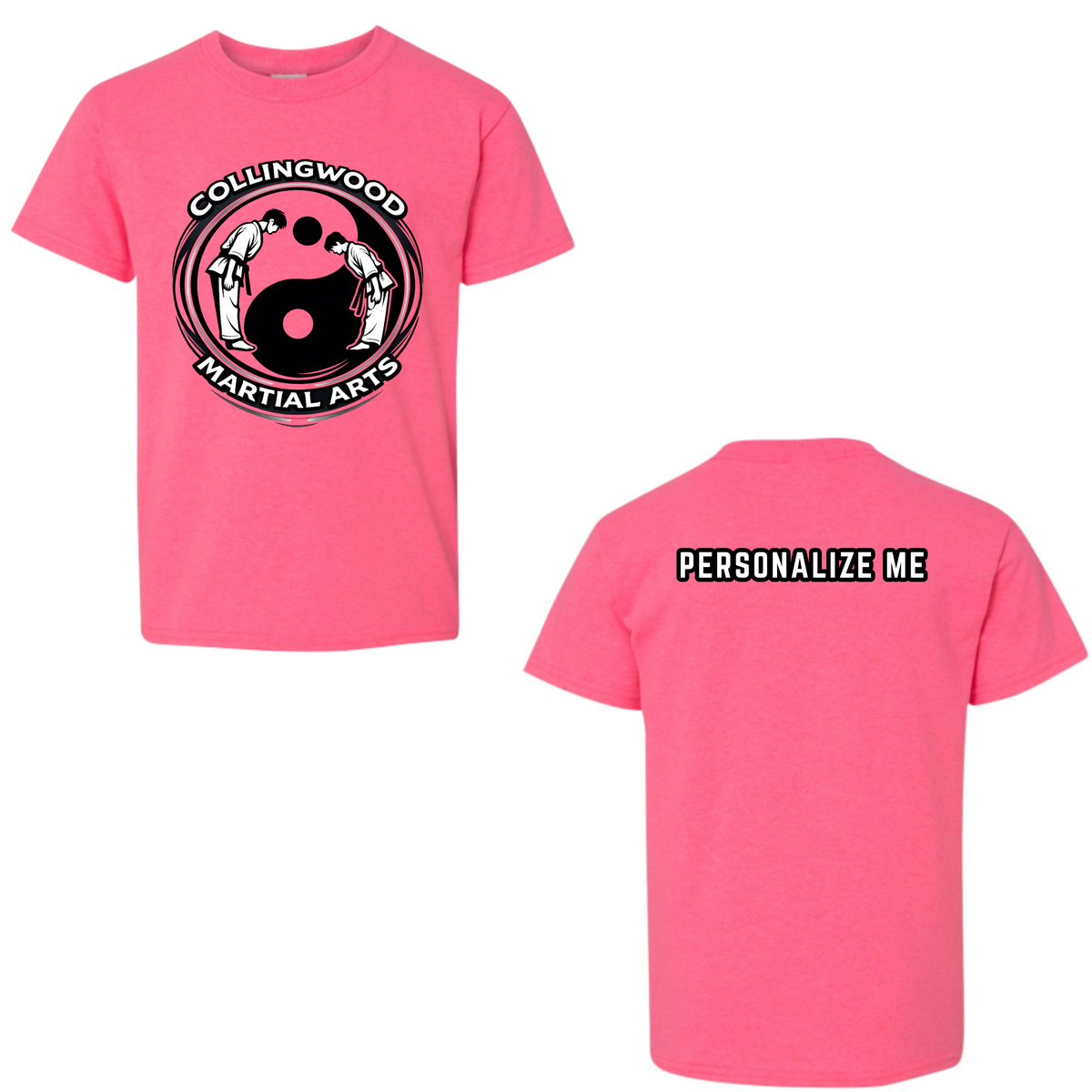 CMAC Short Sleeve Shirt - Oversize Logo / Neon Pink