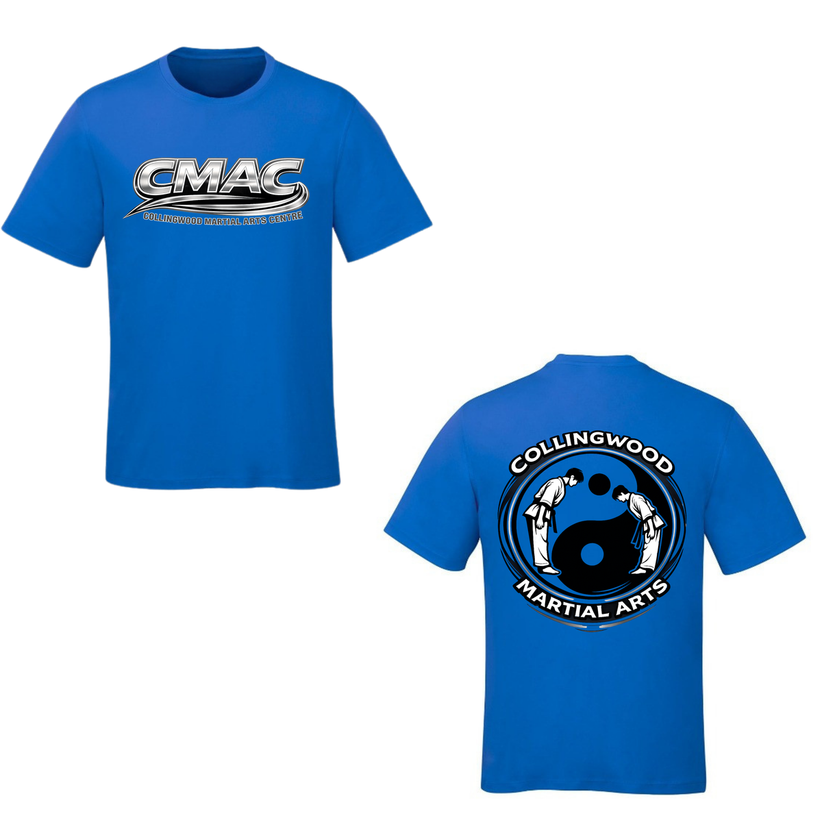 CMAC Short Sleeve Shirt - Dual Logo / Royal