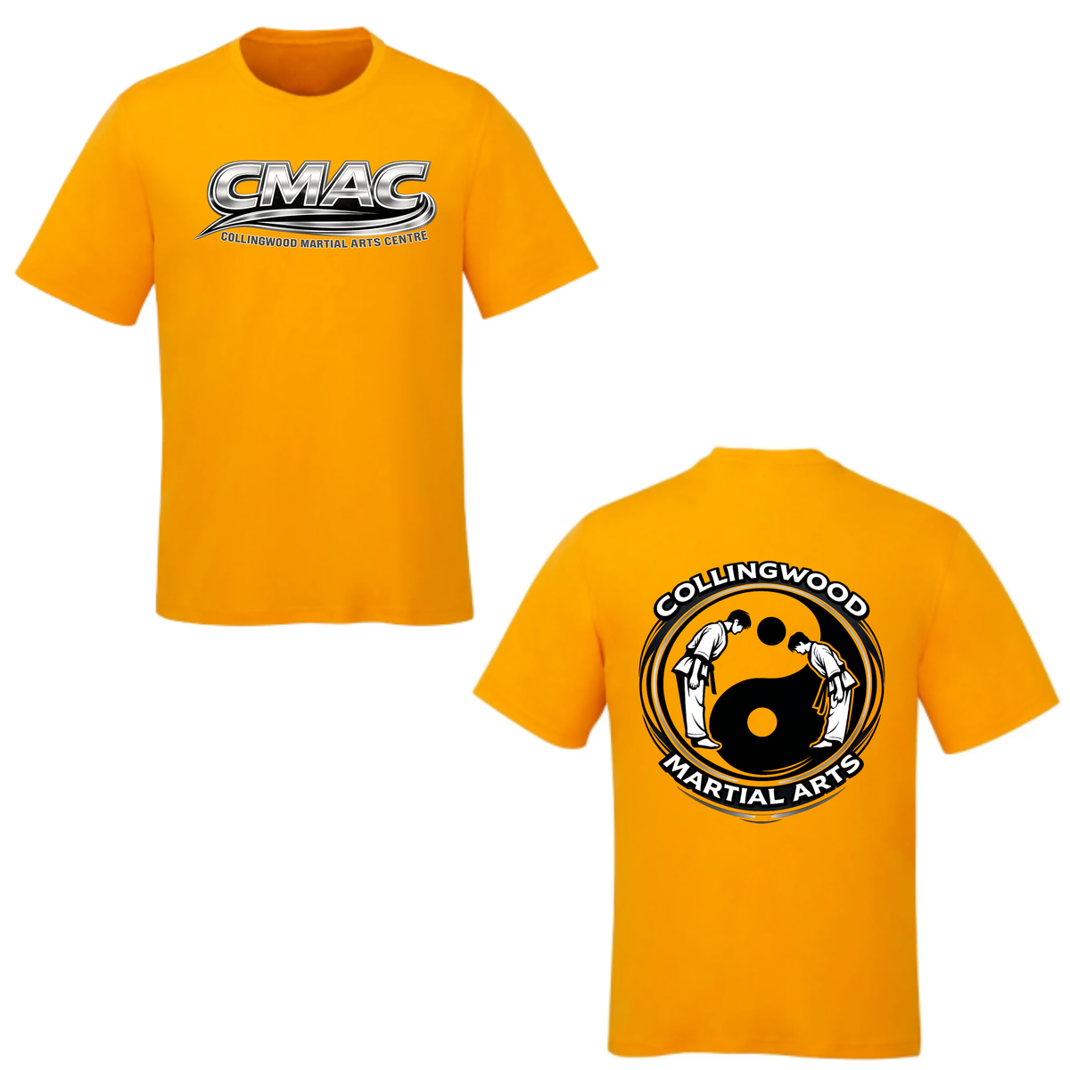 CMAC Short Sleeve Shirt - Dual Logo / Gold