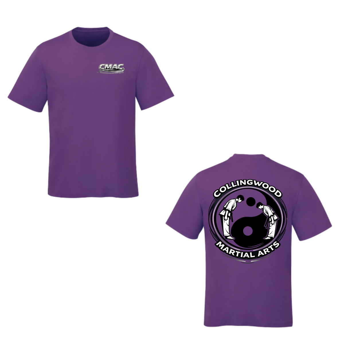 CMAC Short Sleeve Shirt - Mini Dual Logo / Purple