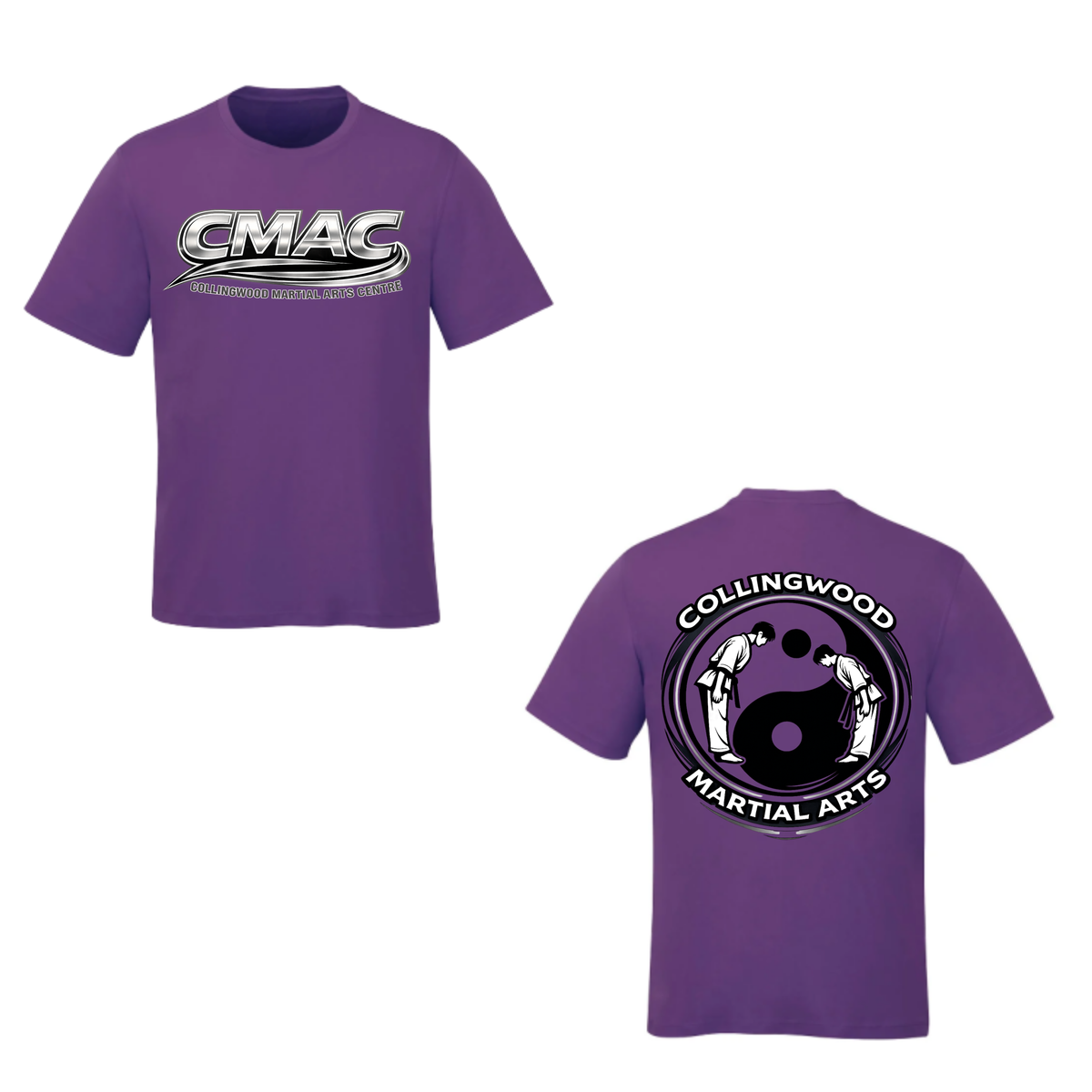 CMAC Short Sleeve Shirt - Dual Logo / Purple