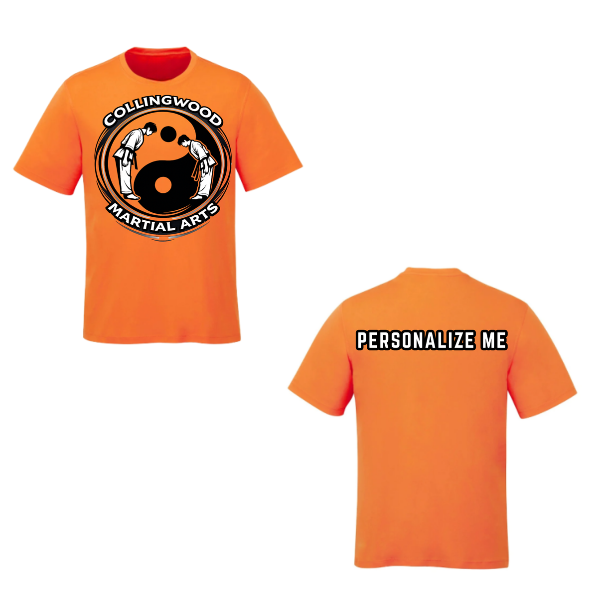 CMAC Short Sleeve Shirt - Oversize Logo / Orange