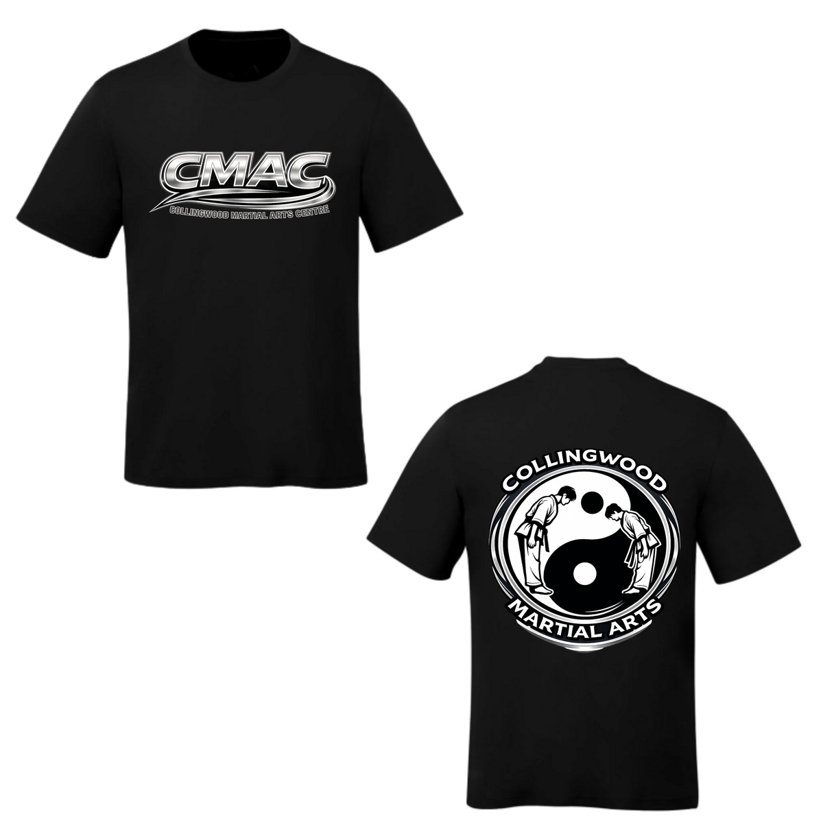 CMAC Short Sleeve Shirt - Dual Logo / Black