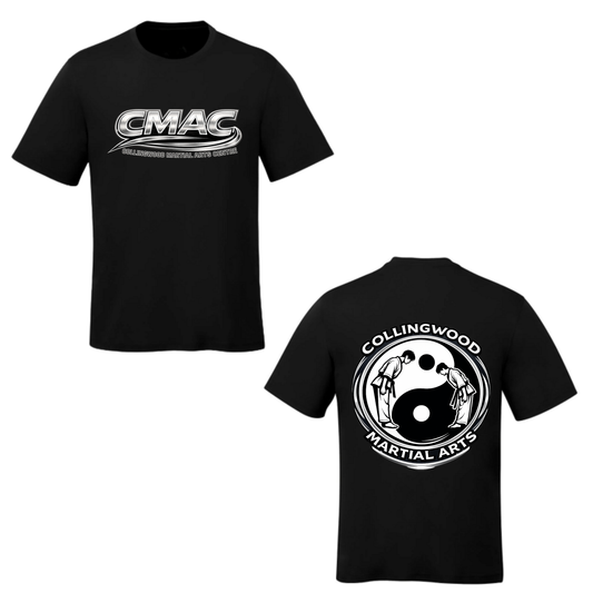 CMAC Short Sleeve Shirt - Dual Logo / Black