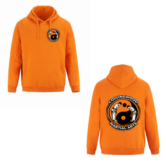 CMAC Hooded Sweatshirt - Dual Logo /  Non-Personalized - Orange