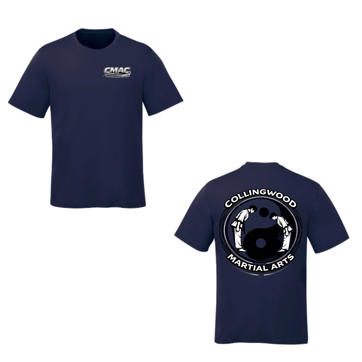 CMAC Short Sleeve Shirt - Mini Dual Logo / Navy