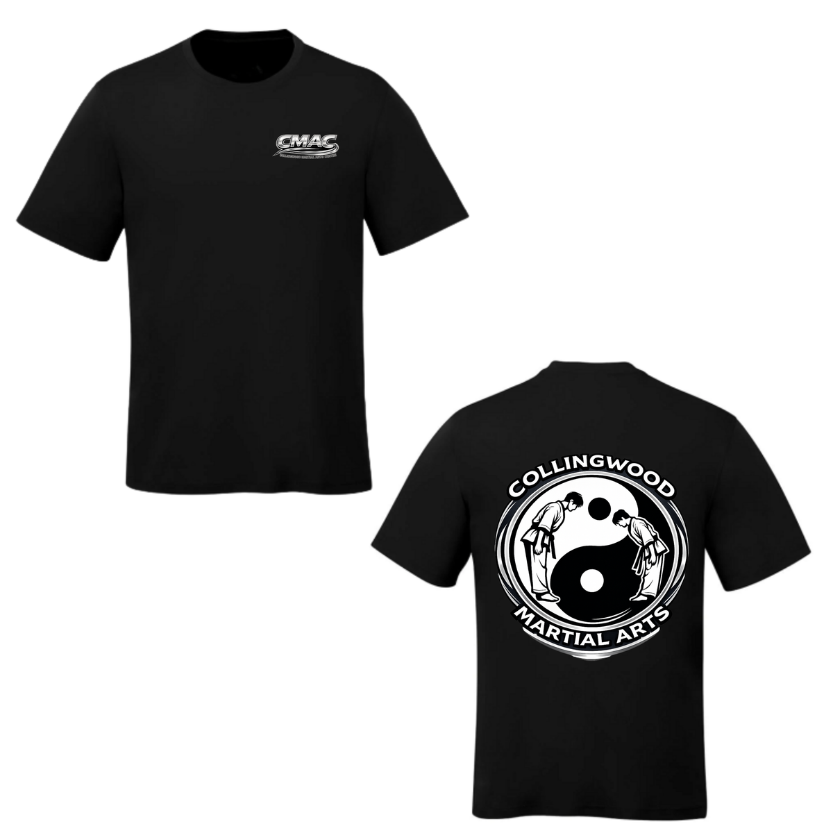 CMAC Short Sleeve Shirt - Mini Dual Logo / Black