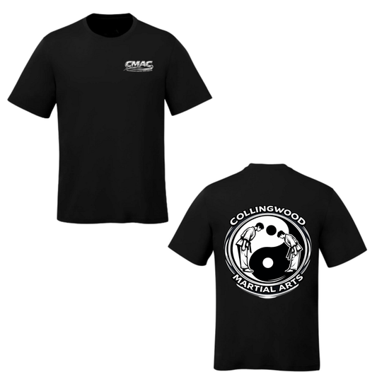 CMAC Short Sleeve Shirt - Mini Dual Logo / Black