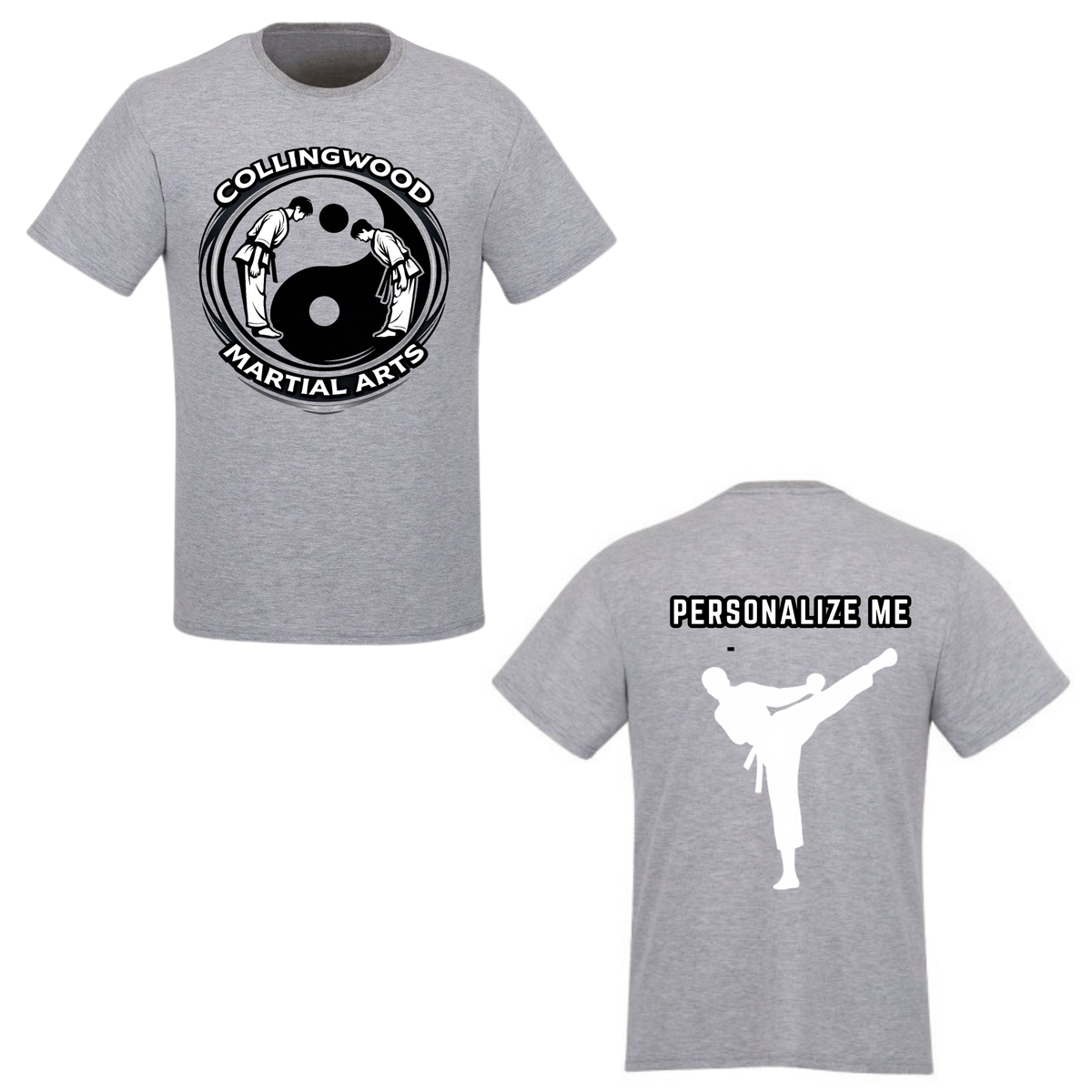 CMAC Dynamic Martial Arts Short Sleeve Shirt - Grey