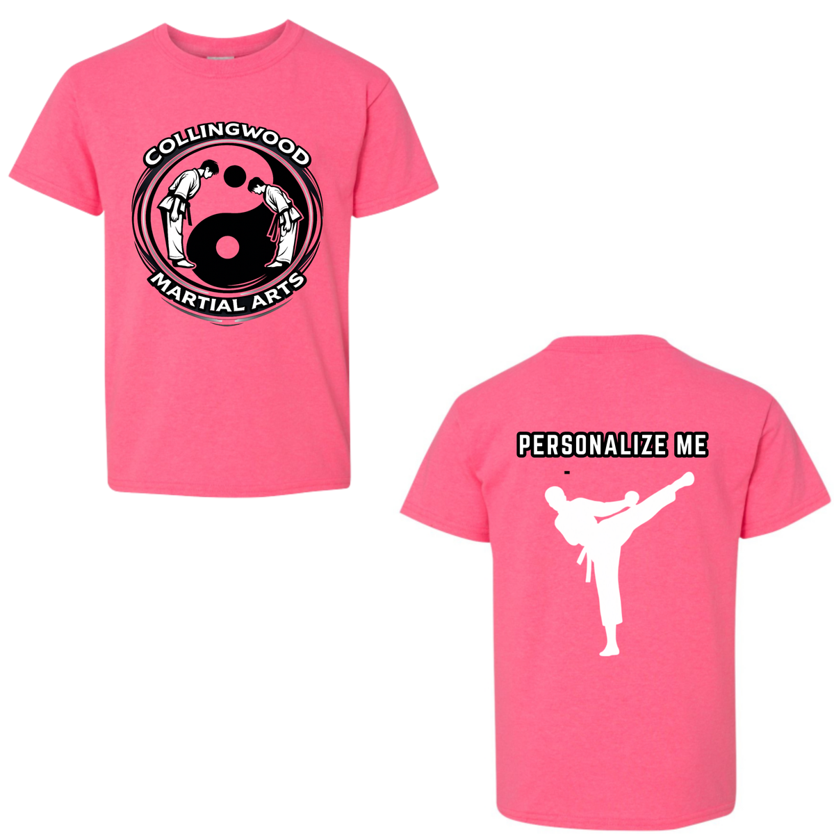 CMAC Dynamic Martial Arts Short Sleeve Shirt - Neon Pink