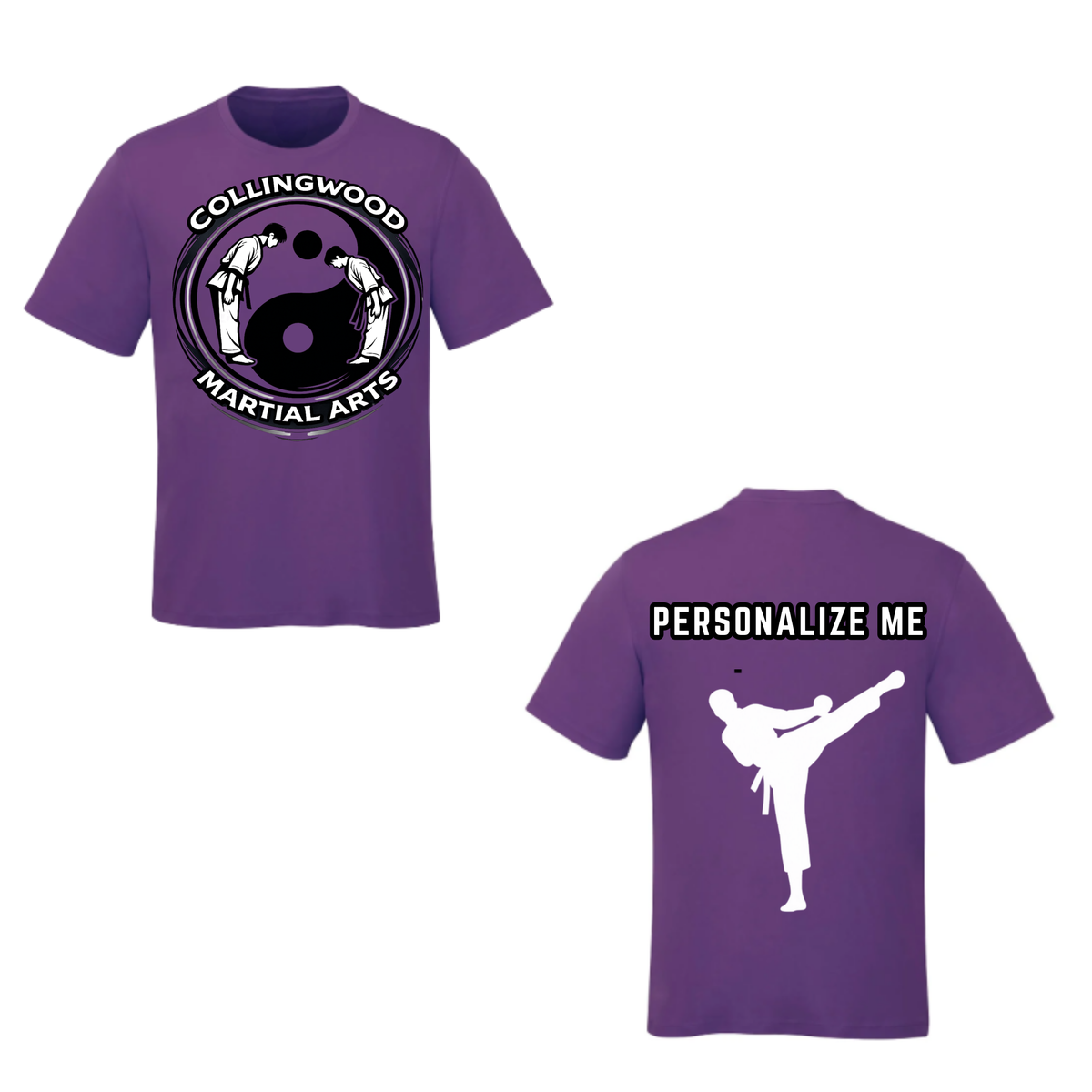 CMAC Dynamic Martial Arts Short Sleeve Shirt - Purple
