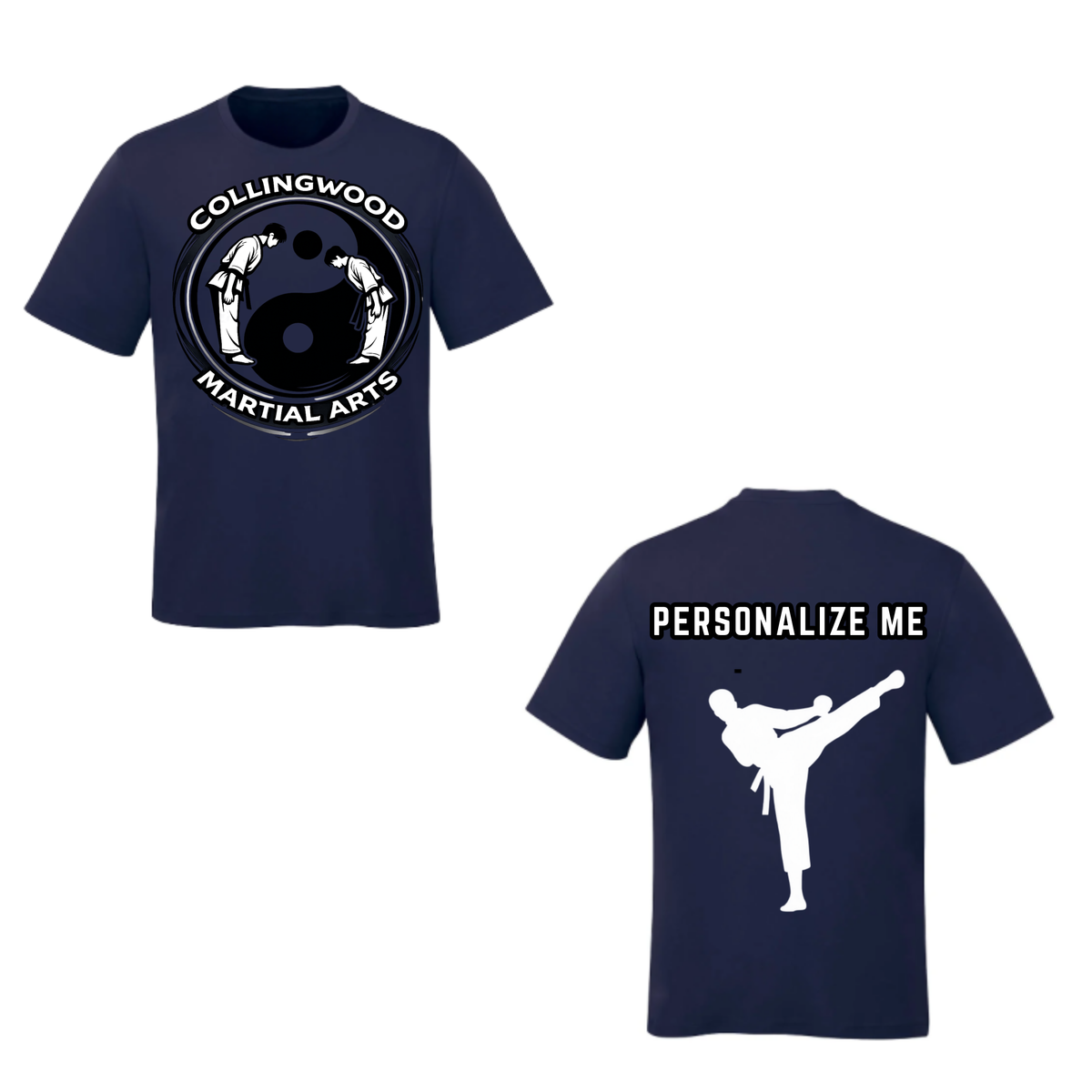 CMAC Dynamic Martial Arts Short Sleeve Shirt - Navy