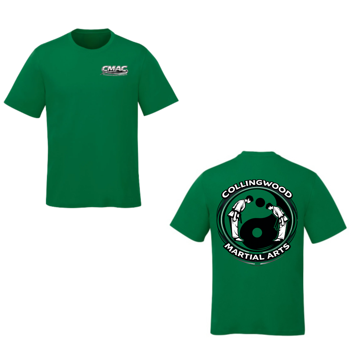CMAC Short Sleeve Shirt - Mini Dual Logo / Kelly Green