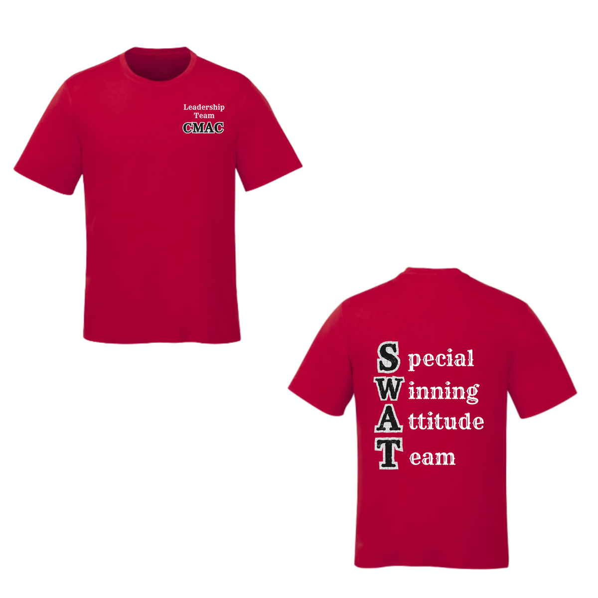 CMAC Leadership Team Short Sleeve Shirt - Red