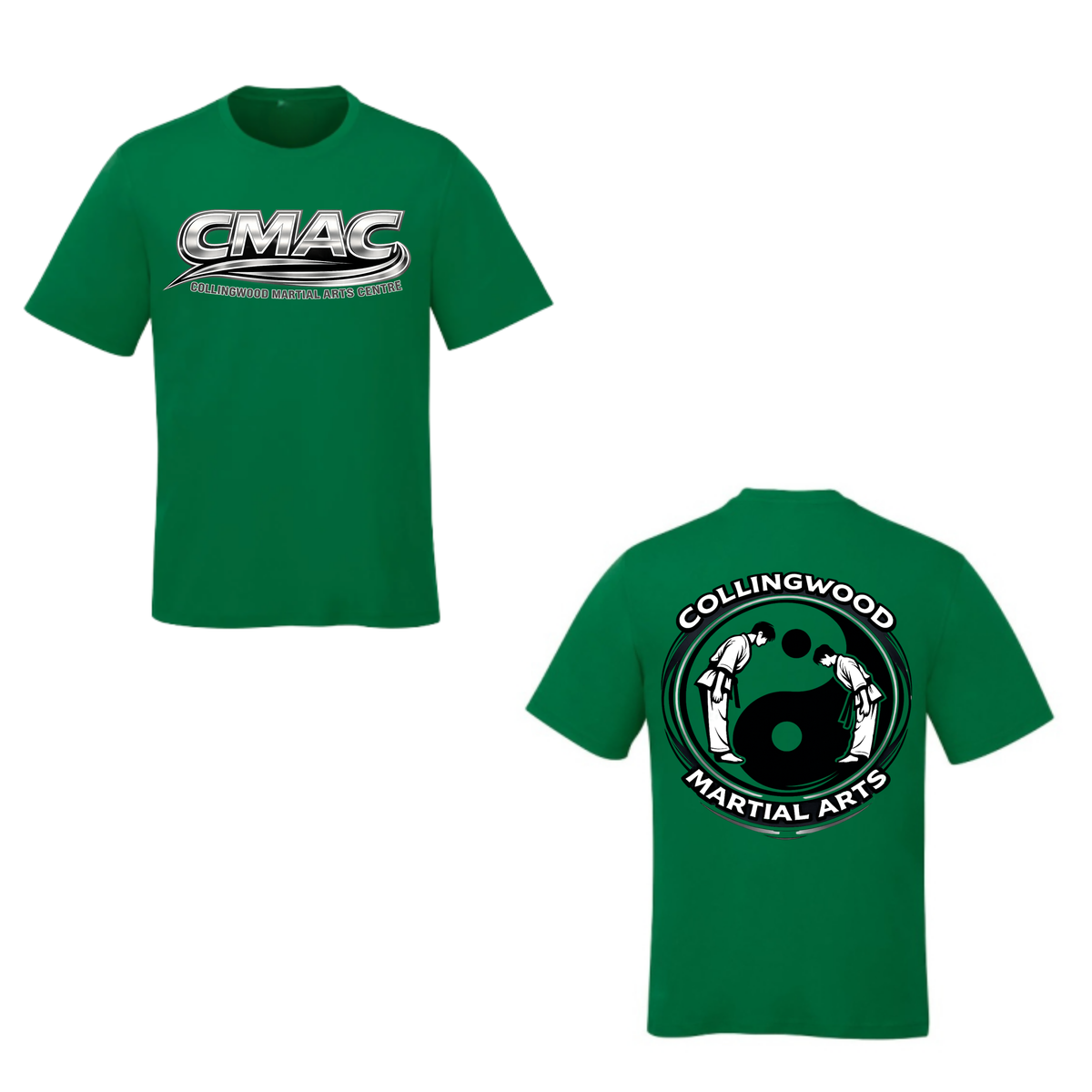 CMAC Short Sleeve Shirt - Dual Logo / Kelly Green