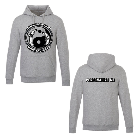 CMAC Oversize Logo Hooded Sweatshirt - Grey