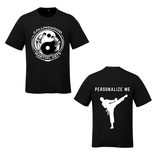 CMAC Dynamic Martial Arts Short Sleeve Shirt - Black