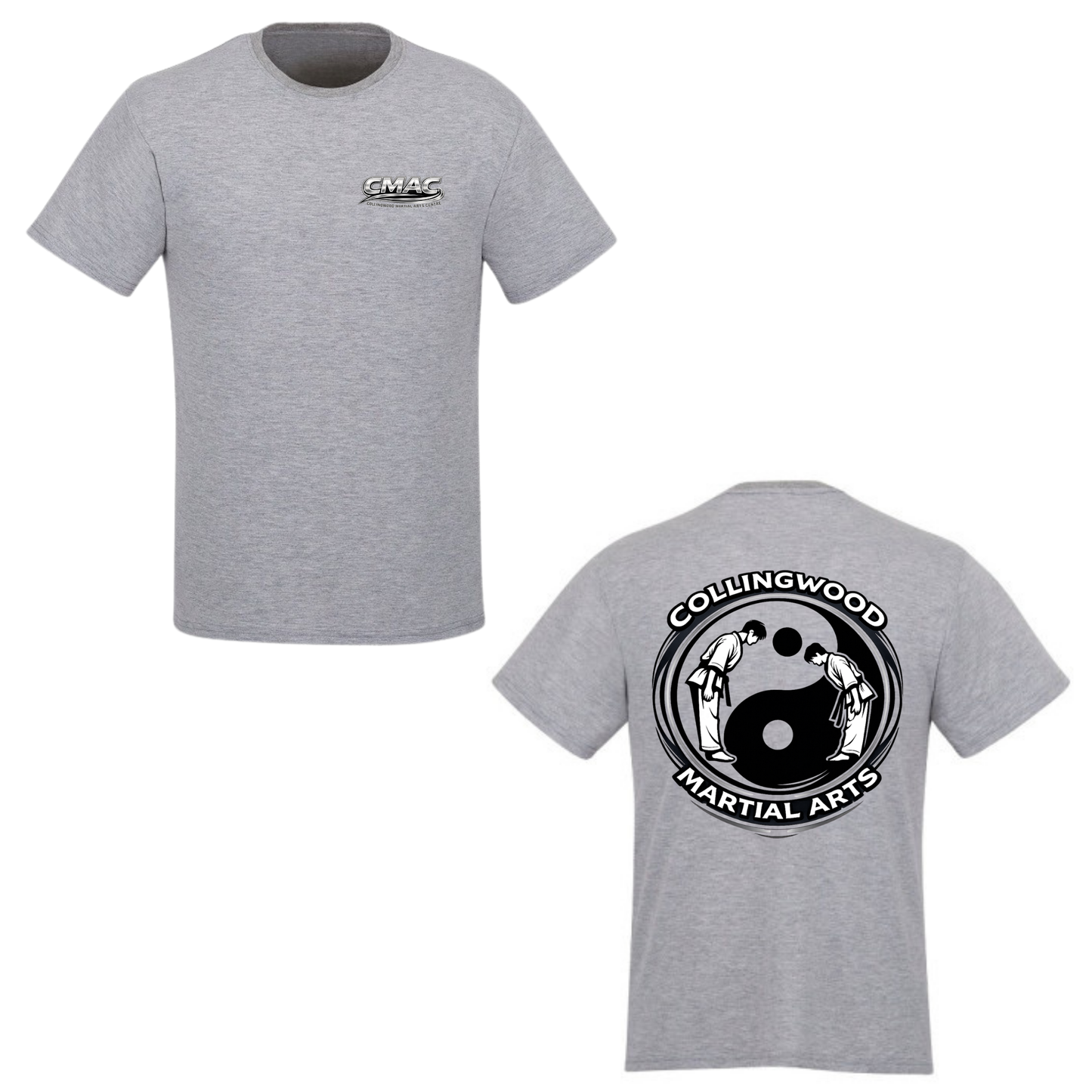 CMAC Short Sleeve Shirt - Mini Dual Logo / Grey