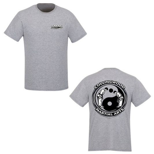 CMAC Short Sleeve Shirt - Mini Dual Logo / Grey