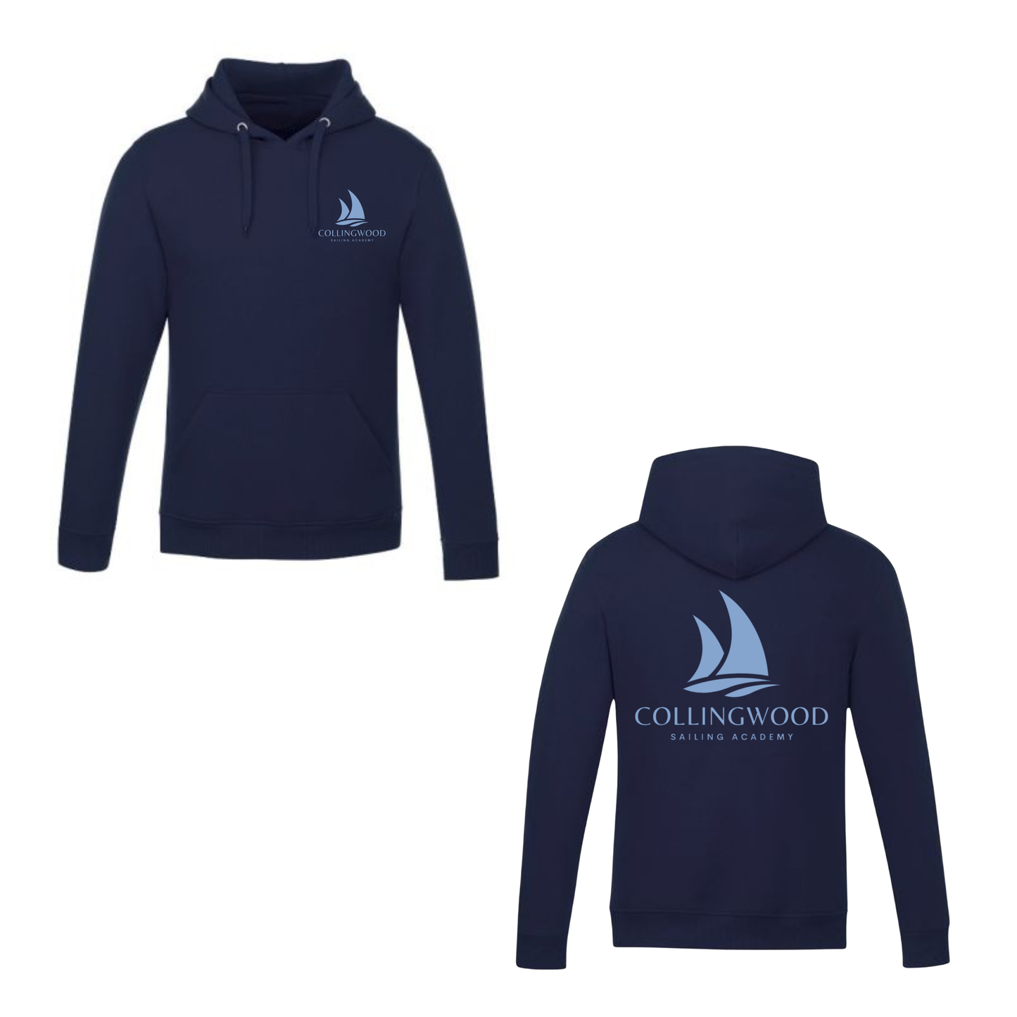 CSA Hooded Sweatshirt - Navy / Light Blue