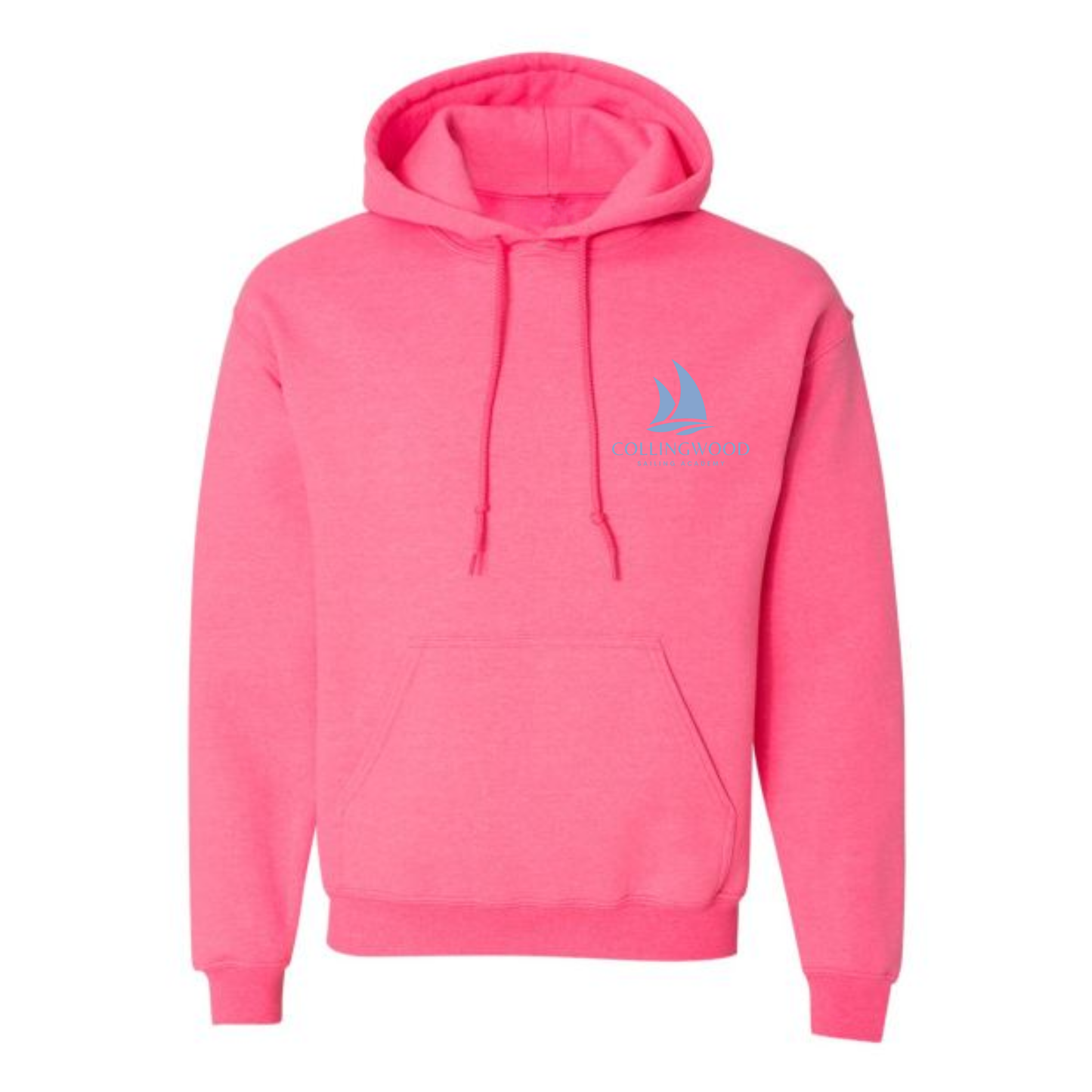 CSA Hooded Sweatshirt - Intense Pink / Light Blue