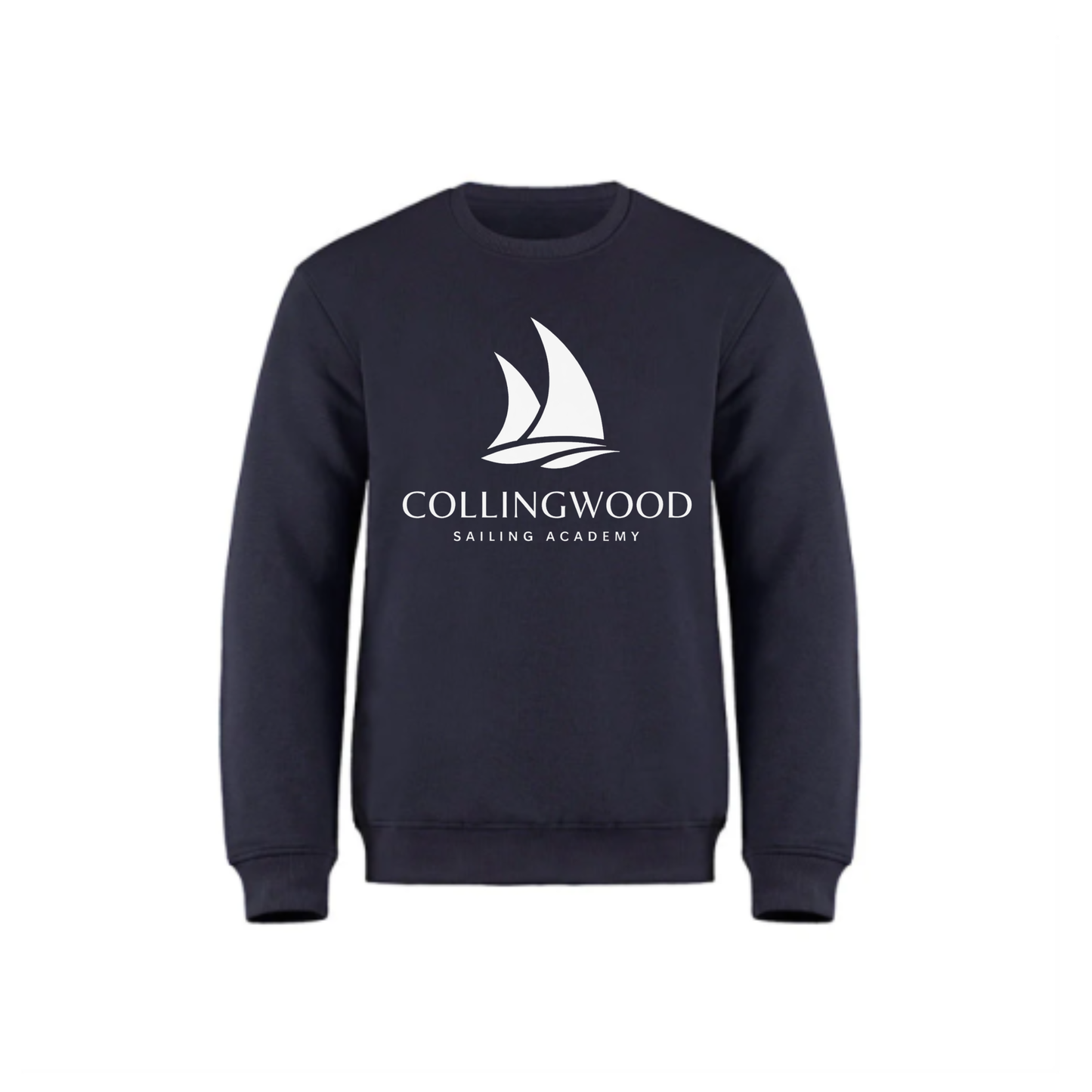 CSA Large Logo Crewneck Sweatshirt - Navy / White