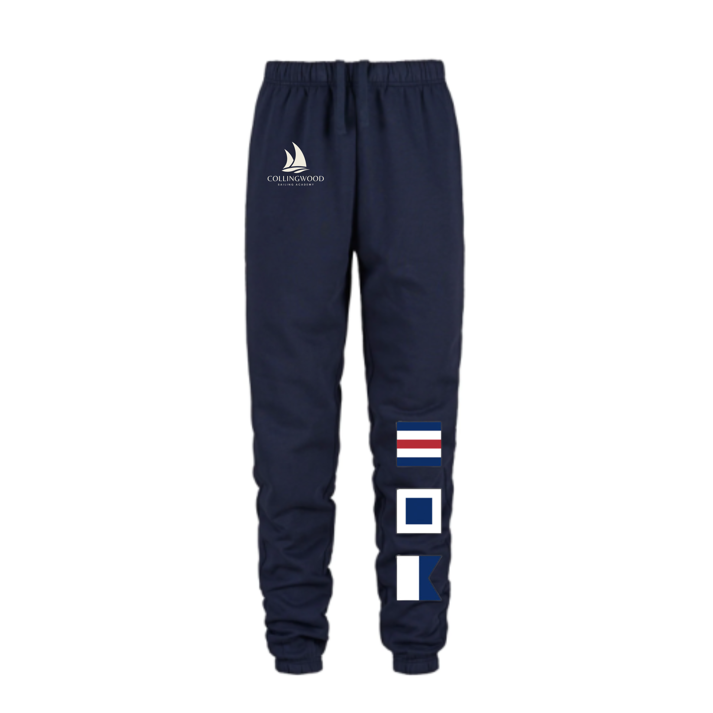 CSA Nautical Flags Joggers - Navy / White