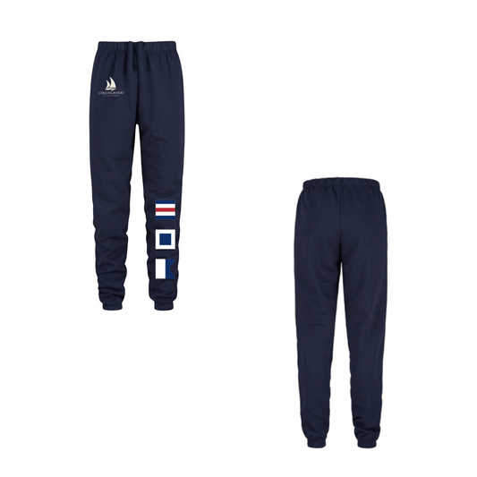 CSA Nautical Flags Joggers - Navy / White