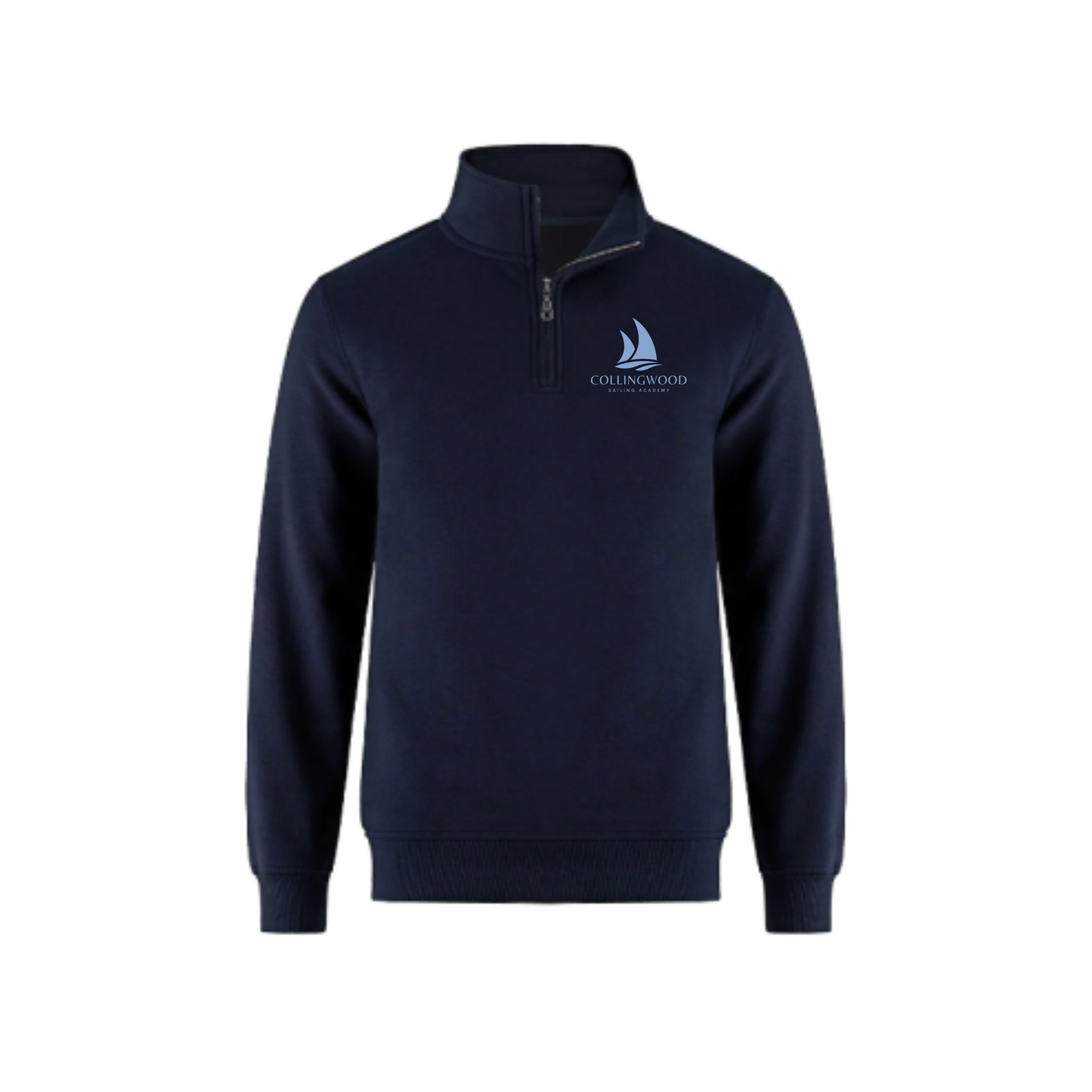 CSA Logo Quarter Zip Sweatshirt - Navy / Light Blue