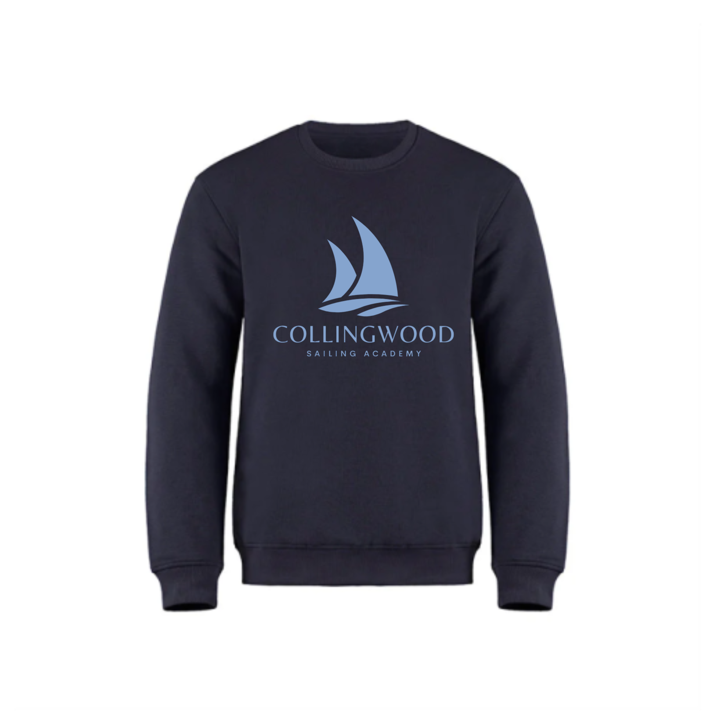 CSA Large Logo Crewneck Sweatshirt - Navy / Light Blue