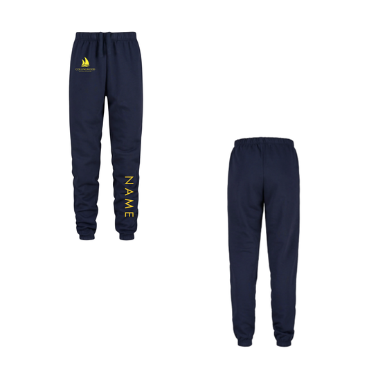 CSA Logo Joggers - Navy / Yellow