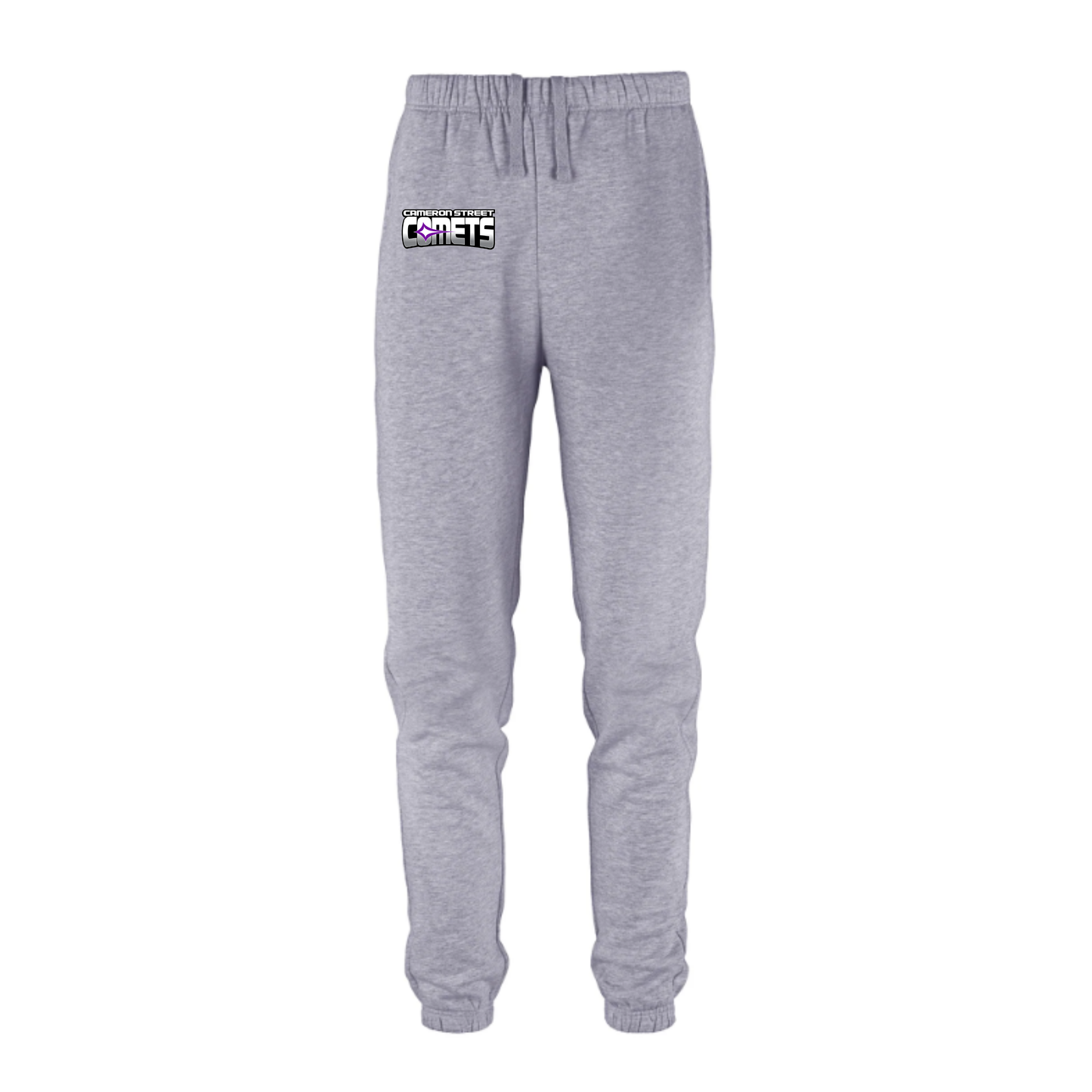 Cameron Street Comets Joggers - Athletic Grey Heather / Mini Purple Logo
