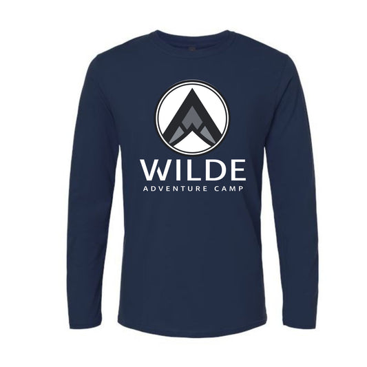 WILDE CAMP Long Sleeve Tee - Navy