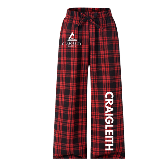 Unisex Craigleith Racing Red Plaid Pants