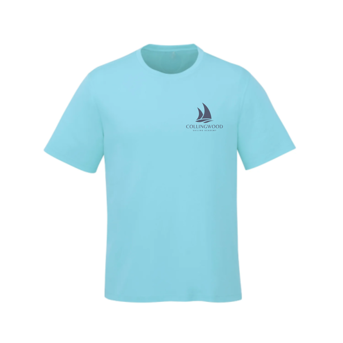 CSA Crewneck Tee  - Light Blue / Navy