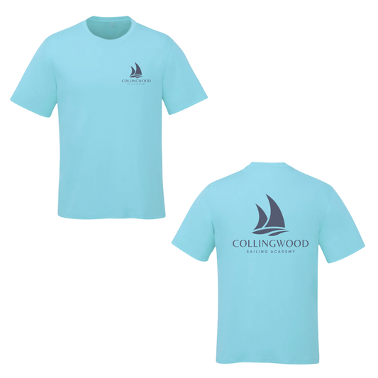 CSA Crewneck Tee  - Light Blue / Navy