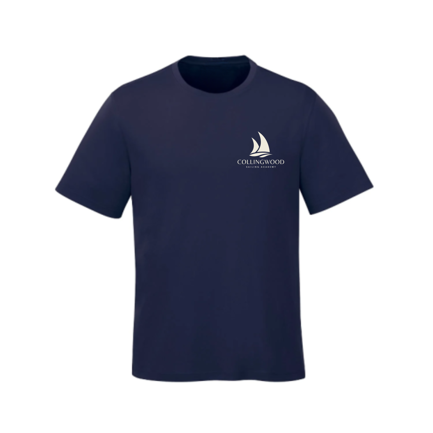CSA Crewneck Tee  - Navy / White