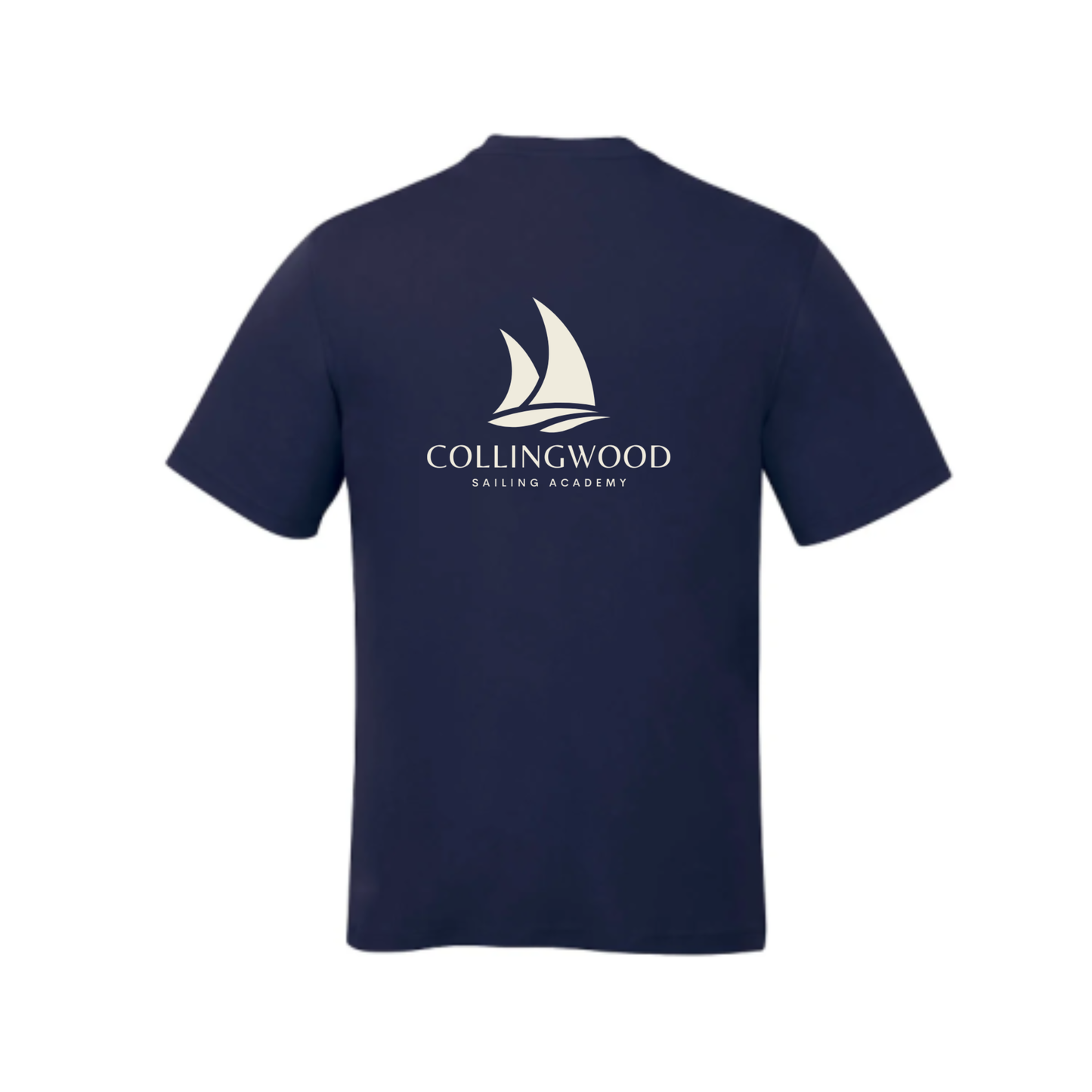 CSA Crewneck Tee  - Navy / White